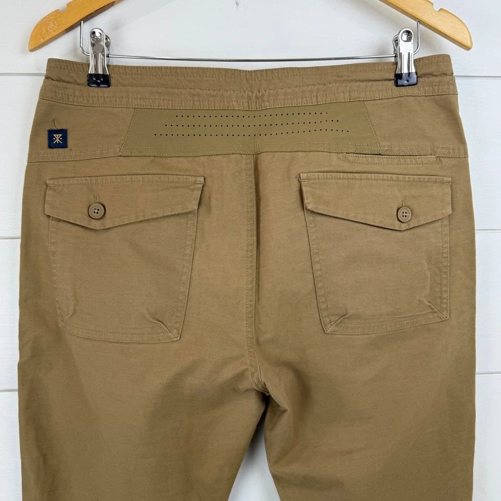 ROARK‎ LAYOVER TRAVELER Pants Men 32 DARK KHAKI Travel ADVENTURE